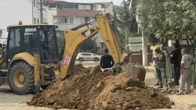 Kocaeli’de panik anları! Doğal gaz borusu delindi