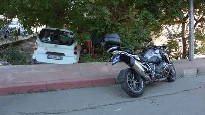 Samsun'da motosikletli yunus polisler kaza yaptı: 2 kişi yaralandı!