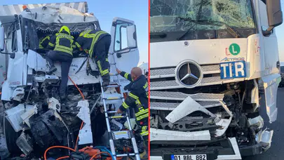 Mersin TAG Otoyolu'nda zincirleme kaza: Yaralılar var