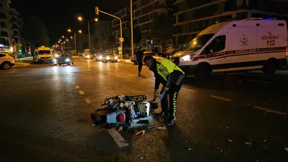Çorum'da feci kaza! Çorum'da motosiklet ile otomobil çarpıştı, 4 yaralı