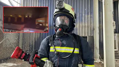 ÇAYKUR Ardeşen Çay Fabrikasında yangın çıktı!