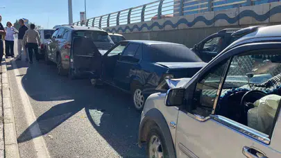 Elazığ’da zincirleme trafik kazası: 2 kişi yaralandı