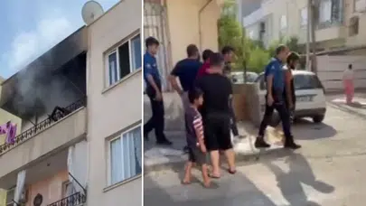 Mersin’de kiracı oturduğu evi ateşe verdi