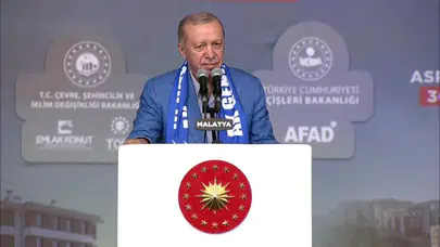 Cumhurbaşkanı Erdoğan: Deprem bölgesinde 54 bin konut tamamlandı