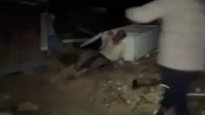 Manavgat'ta hortum felaketi : Parçalanan konteynerden yaralı halde çıkarıldı!