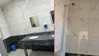 Isparta'da öğrenci tuvaletine kamera konuldu
