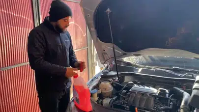 Osmaniye'de soğuk hava yüzünden sanayi sitesinde yoğunluk yaşandı!