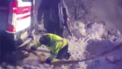 Tokat'ta kar esareti: Hastalanan çocuklar için ekipler seferber oldu!