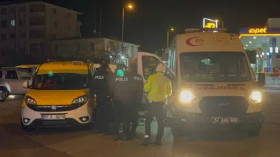 Sinop'ta alkolmetreyi üflemeyi reddetti, öfkelenip dolmuşa kafa attı!