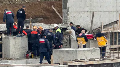 Bursa'da inşaatta göçük: 1 ölü