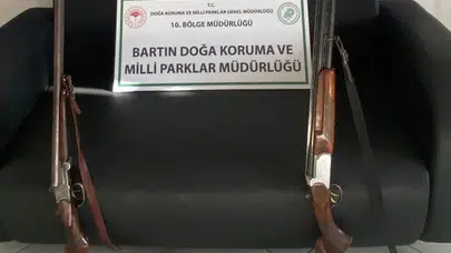 Bartın’da kaçak avcılara suçüstü: Dron ve fotokapan kameralarına yakalandılar