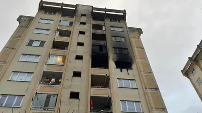 Giresun'da babasıyla yaşadığı evi ateşe verdi!