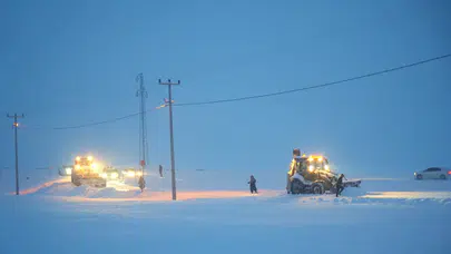 Muş'ta kar engeli: 368 köy yolu ulaşıma kapandı!