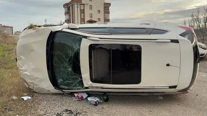 Samsun İlkadım'da otomobil takla attı: 3 yaralı