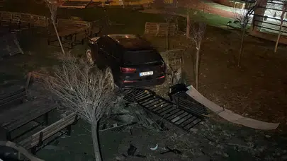 Karaman'da kaza: 3 metre yükseklikten bahçeye uçtu