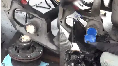 Esenyurt'ta uyuşturucu operasyonu: Araç lastiği jantından 54 kilo uyuşturucu çıktı!