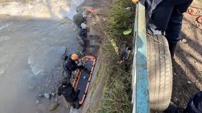 Rize'de dere yatağına düşen kişi hayatını kaybetti