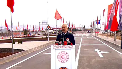 Bakan Uraloğlu Aksaray Ortaköy Çevre Yolu’nu hizmete açtı