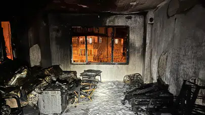 Hatay'da apartman dairesinde yangın çıktı: Apartmandakiler tahliye edildi!