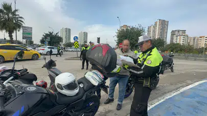 Adana’da motosikletlilere ceza yağdı: Bir günde 1,2 milyon lira!