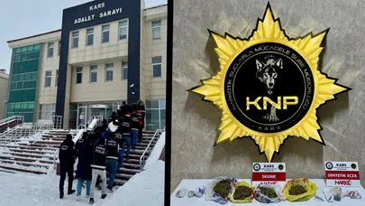 Kars'ta uyuşturucu tacirleri yakalandı