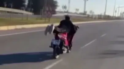 Hatay’da motosiklet üzerinde yatan çocuğa 50 bin TL ceza!