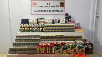 Şanlıurfa'da kaçakçılık operasyonu : 9 bin 170 paket sigara ele geçirildi