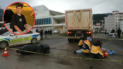 Tokat'ta kamyona çarpan 19 yaşındaki motosiklet sürücüsü öldü