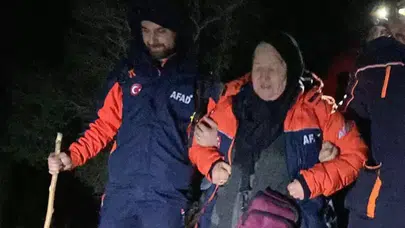 İzmir'de kaybolan yaşlı kadın, ormanlık alanda bulundu