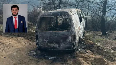 Ödemiş’te korkunç olay: Kayıp müteahhit Burak Odabaş yanmış araçta bulundu!