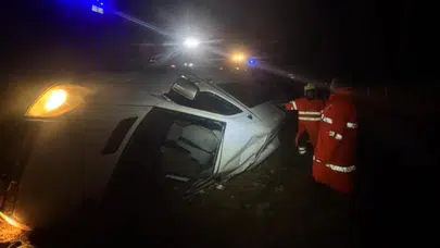 Mersin'de işçileri taşıyan minibüs uçuruma yuvarlandı: 13 yaralı