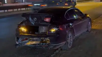 Bursa İnegöl'de otomobiller çarpıştı: 1'i çocuk 3 yaralı