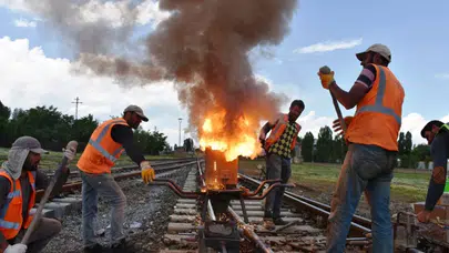 Belçika'da demir yolu işçileri grevde