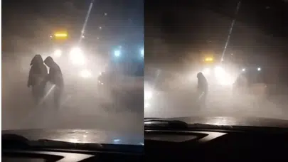 Niğde'de fırtına ve kar yağışı ulaşımı olumsuz etkiliyor