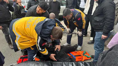 Tekirdağ'da bisikletin çarptığı kadın hastanelik oldu