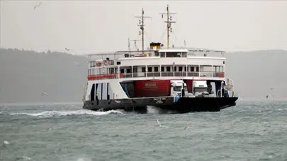 Güney Marmara'da feribot seferleri iptal edildi