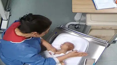 Bebeğe şiddet olayında hemşirenin ifadesi ortaya çıktı: Bir anlık gaflet ve refleks ile yaptım