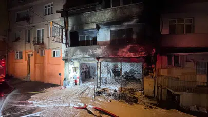 Sarıyer'de iş yerinde yangın: Çok sayıda ekip sevk edildi