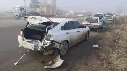 Ankara'da yoğun sis kazaya yol açtı: 5 yaralı