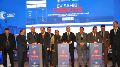 Kars'ta Yüzyılın Konut Projesi kura çekimi gerçekleştirildi!