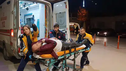 Bursa'da dehşet anları: Enişte, kayınbiraderini bacağından vurdu