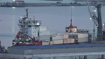 Dron saldırısına uğrayan Kamerun bayraklı gemi Samsun Limanı’na demirledi