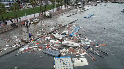 Tuzla’da lodos kabusu: Tekneler batmaya başladı