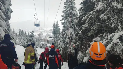 Bakan Yerlikaya: Uludağ'da arızalanan telesiyejde mahsur kalan 51 kişi kurtarıldı