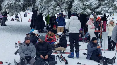 Uludağ’da telesiyej arızalandı , 40 tatilci mahsur kaldı