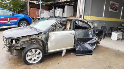 Arabanın önü başka arkası başka çıktı! Tokat'ta şase numarası değiştirme operasyonu