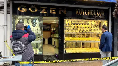 Mersin'de silahlı kuyumcu soygunu