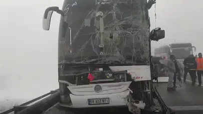 Sivas'ta sis zincirleme kazaya neden oldu :  7 yaralı