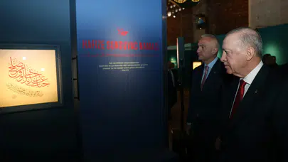 Cumhurbaşkanı Erdoğan, 'Hane İslam Eserleri Sergisi' açılışında önemli açıklamalarda bulundu