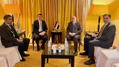 Irak Dışişleri Bakanı Hüseyin, Almanya'da SDG elebaşı Abdi ile görüştü